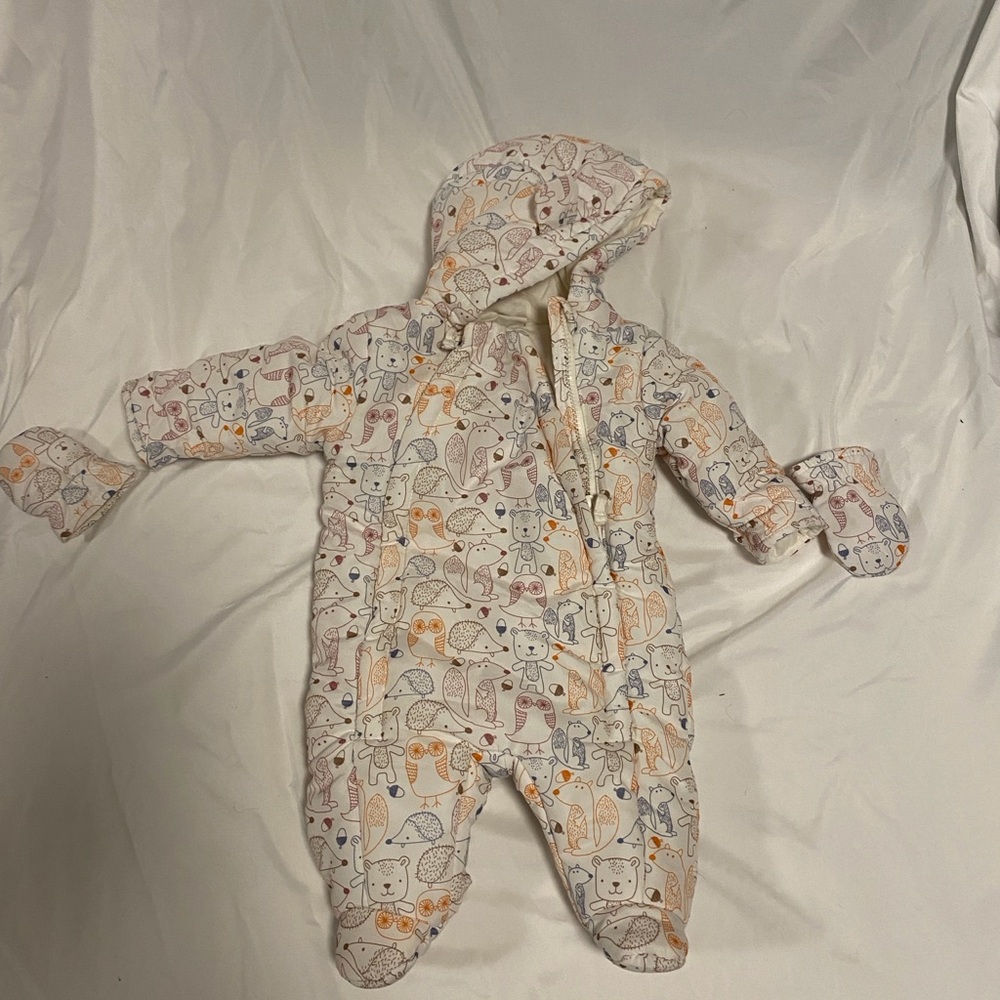 Charming Animal Print Kids Footie bunting